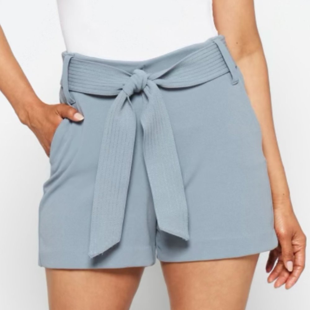 Thomas Tie Waist Shorts - Blue